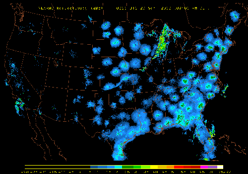 Radar Image, September 19, 2012, 9 pm