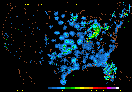 Radar Image, September 21, 2012, 9pm