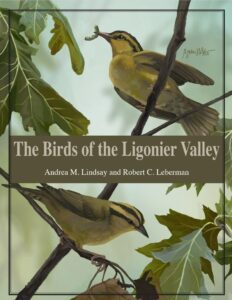 Cover Photo for Birds of the Ligonier Valley, 2nd Edition, featuring Worm-eating Warblers